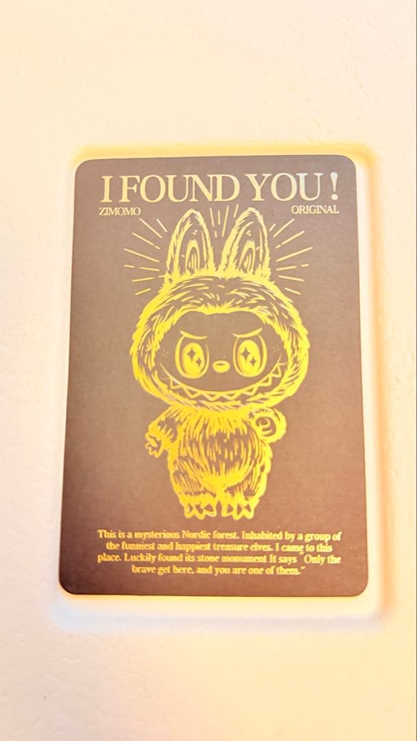 正規品labubu Zimomo I FOUND YOU 58cm