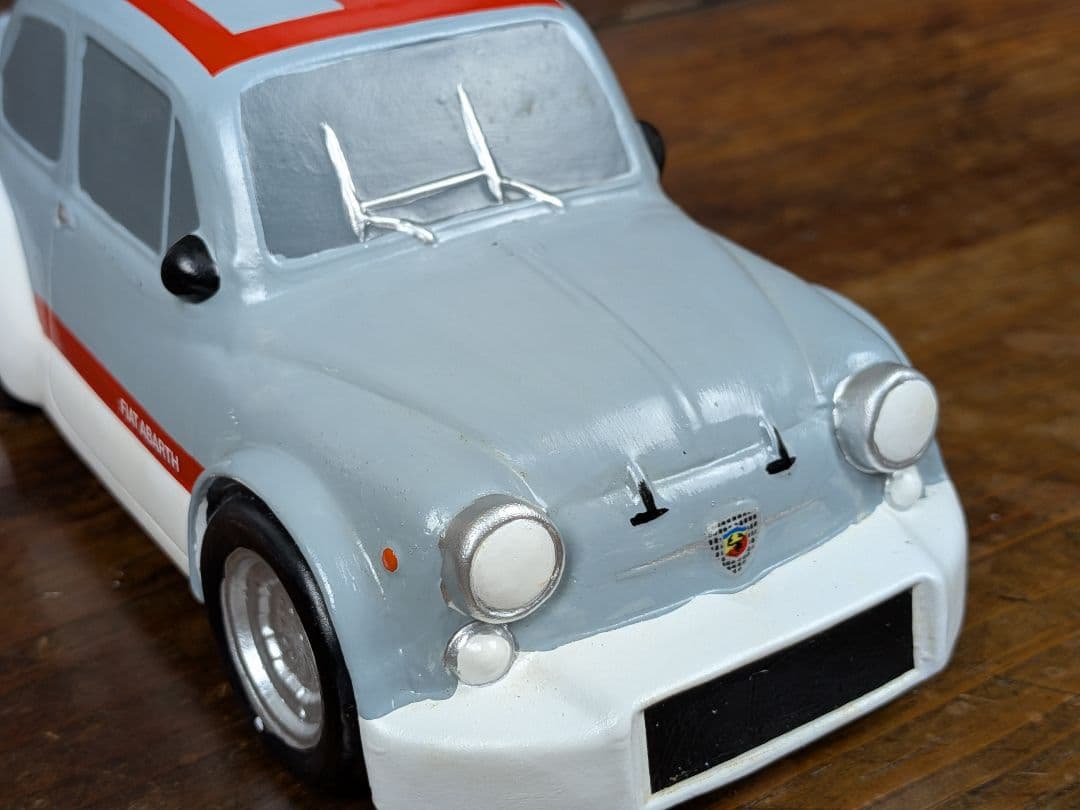 希少★長21cm★陶器製★ FIAT ABARTH 1000 TCR★インテリア