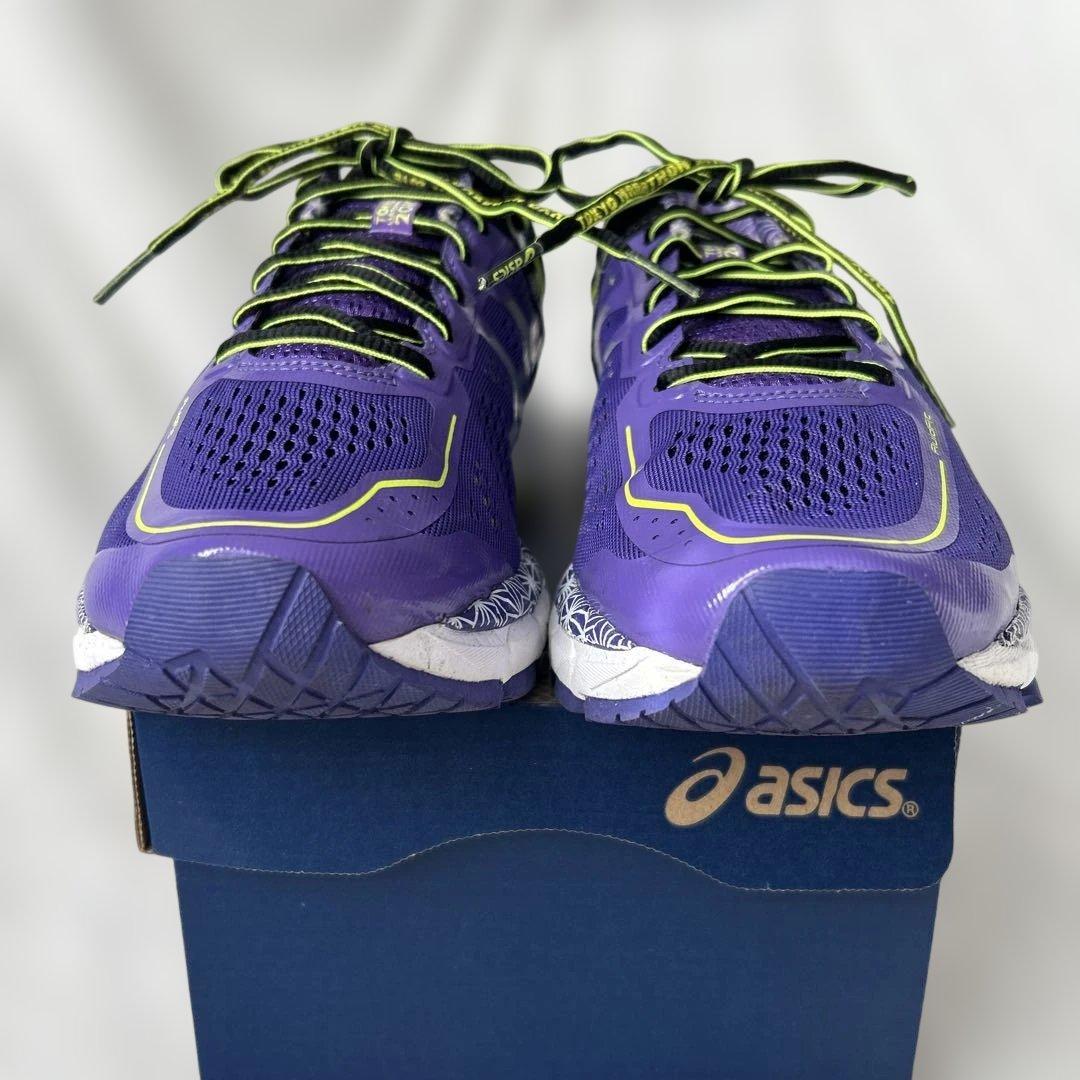 asics 東京マラソン10周年モデル ランニングシューズ27.0cm 紫 - メルカリ