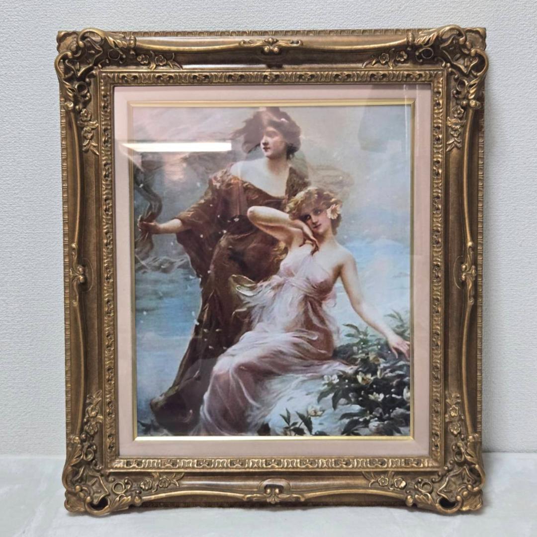 アンティーク風 額付きアート 絵画 インテリア 絵 額縁付き 楽天市場】☆倉庫移転の為、総売り尽くしセール！☆ 送料無料 名画額絵