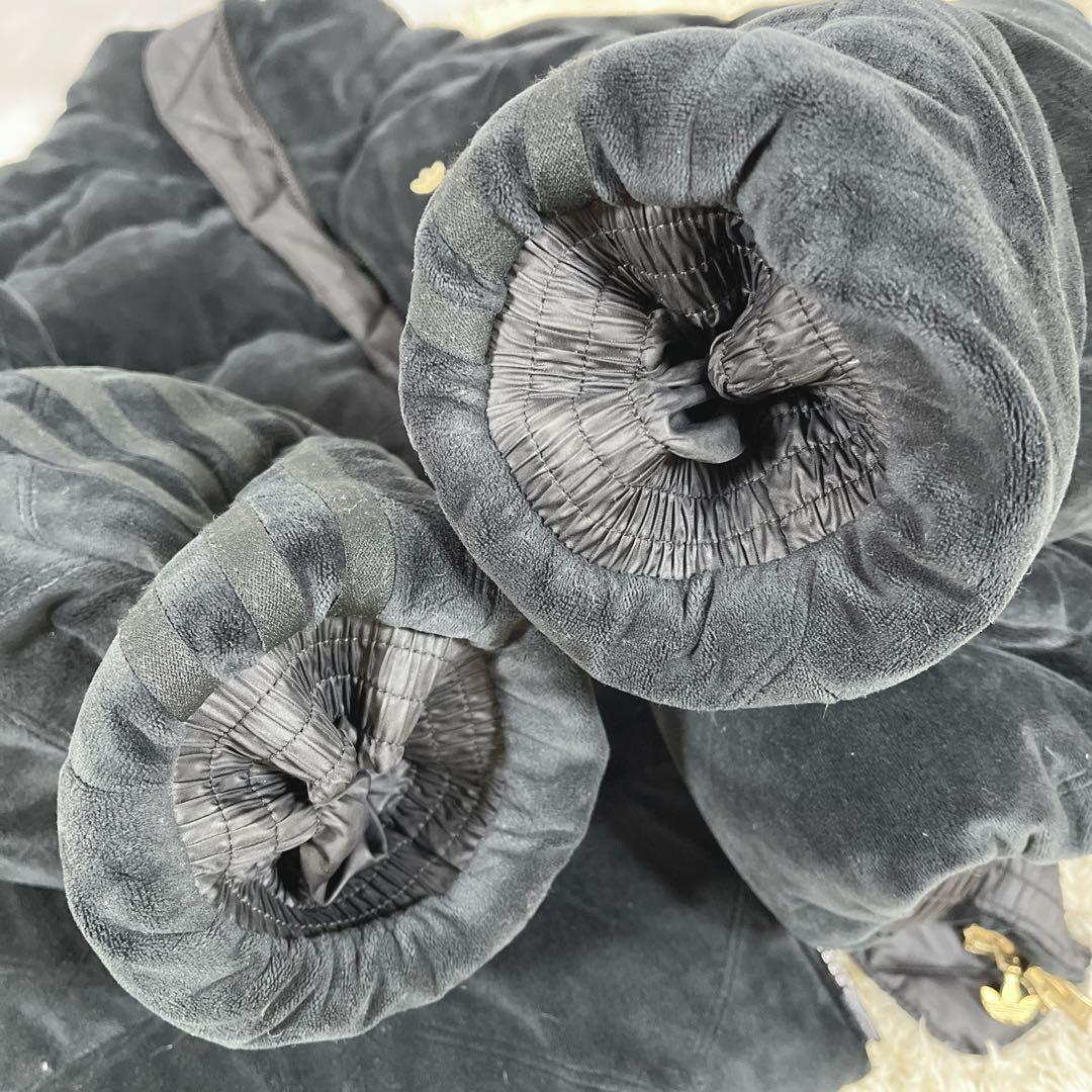 美品 adidas アディダス ダウン ジャケット ベロア金ロゴ S - メルカリ