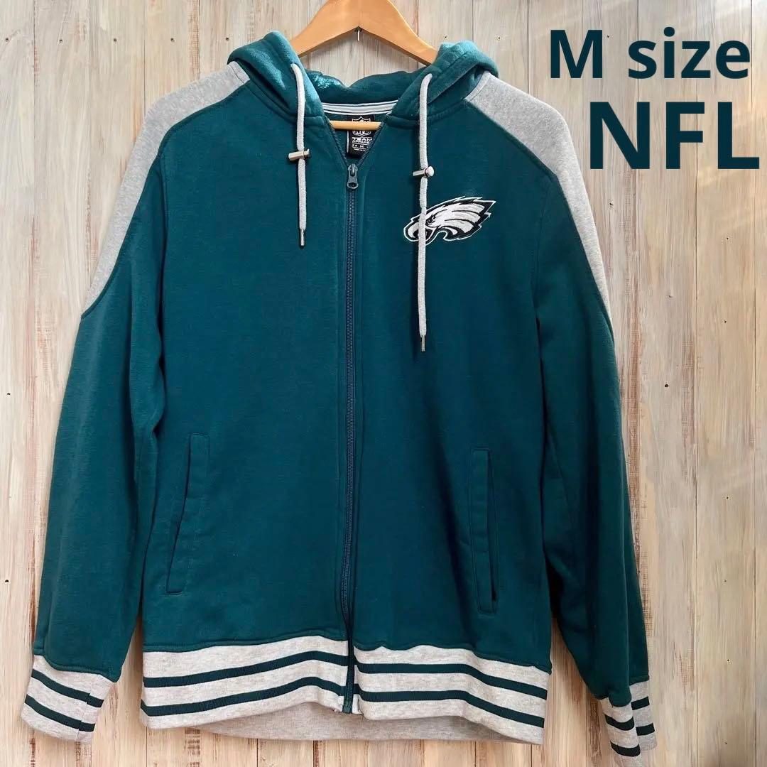 NFL TEAM APPAREL EAGLES ジップアップパーカー M 古着 - メルカリ
