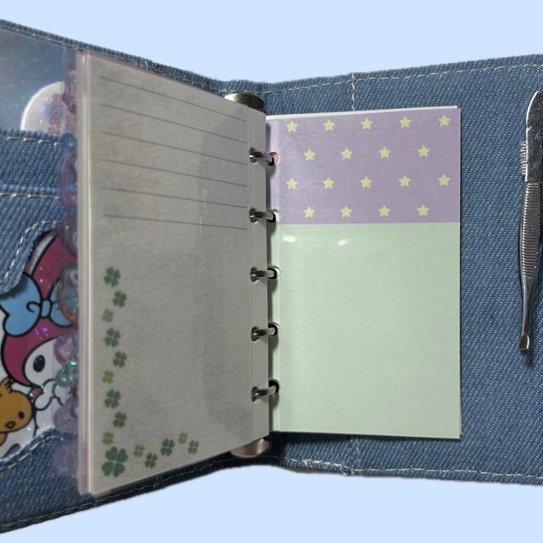 あのちゃん シール帳 クリア 青 リフィル 平成 デニム ※数量限定