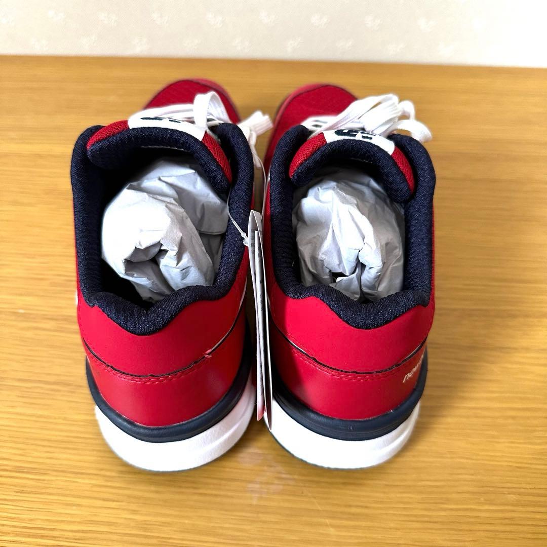 新品【ニューバランス】ゴルフシューズ574 24.5cm 赤 レッド - メルカリ