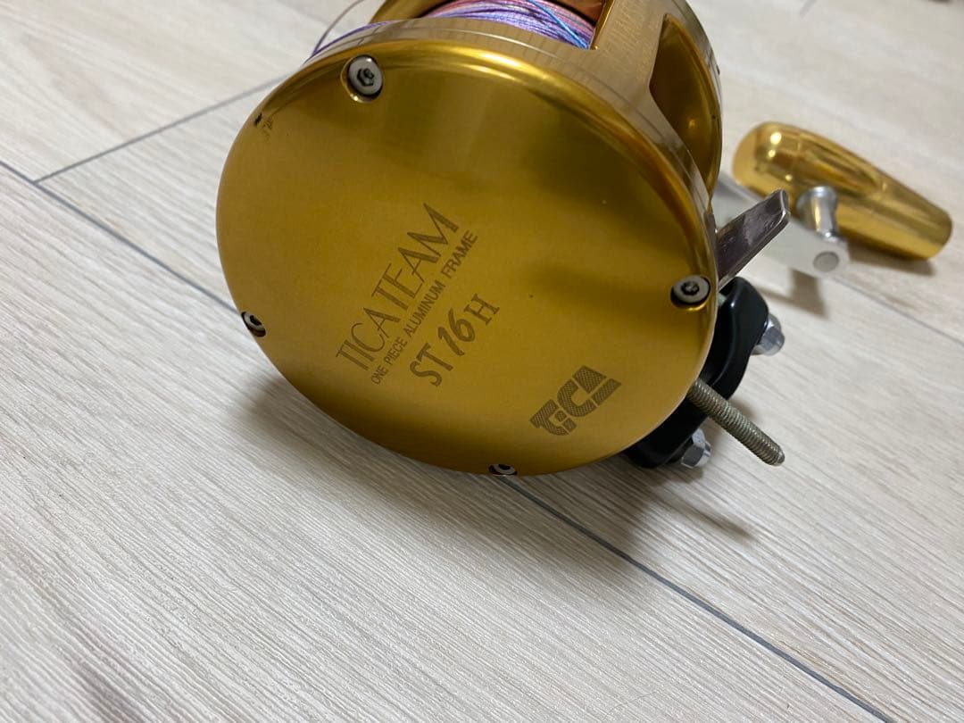 TICA TEAM ST16H ゴールド両軸リール - リール送料 無料