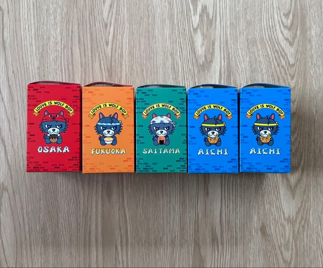 登坂広臣（ØMI）キャラクター「ルーヴくん」ぬいぐるみキーホルダー4点セット