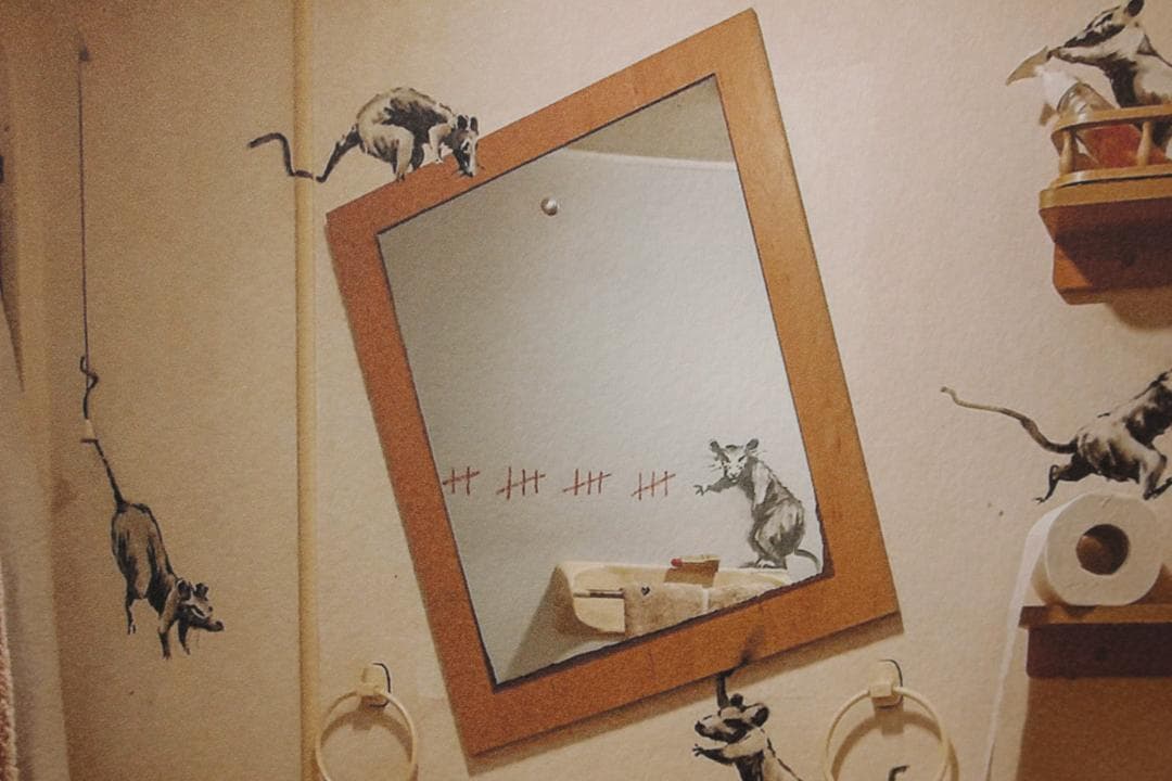 バンクシー Banksy Bathroom エスタンプ リトグラフ