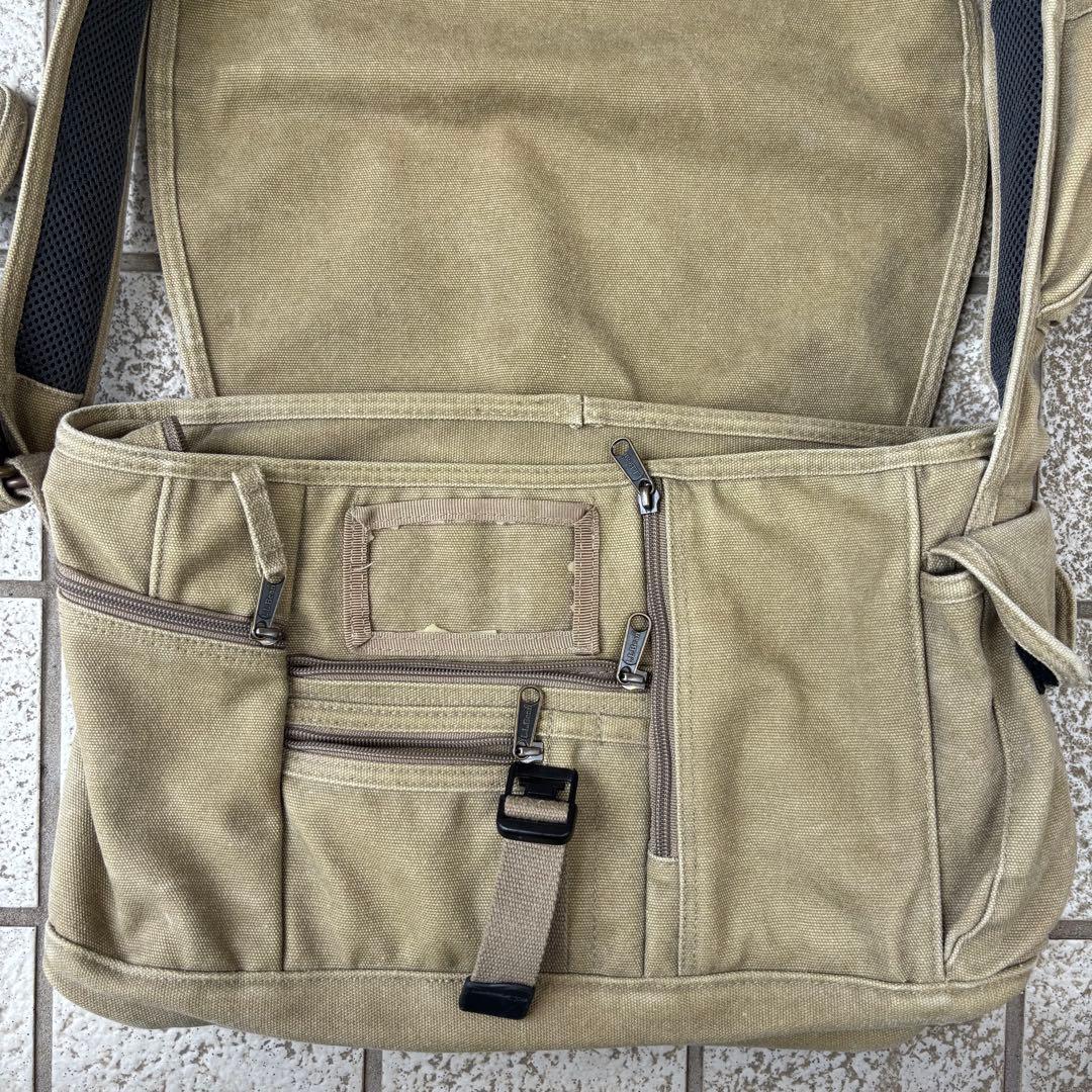 エルエルビーン メッセンジャーバッグ カーキ アメカジ 平成y2k