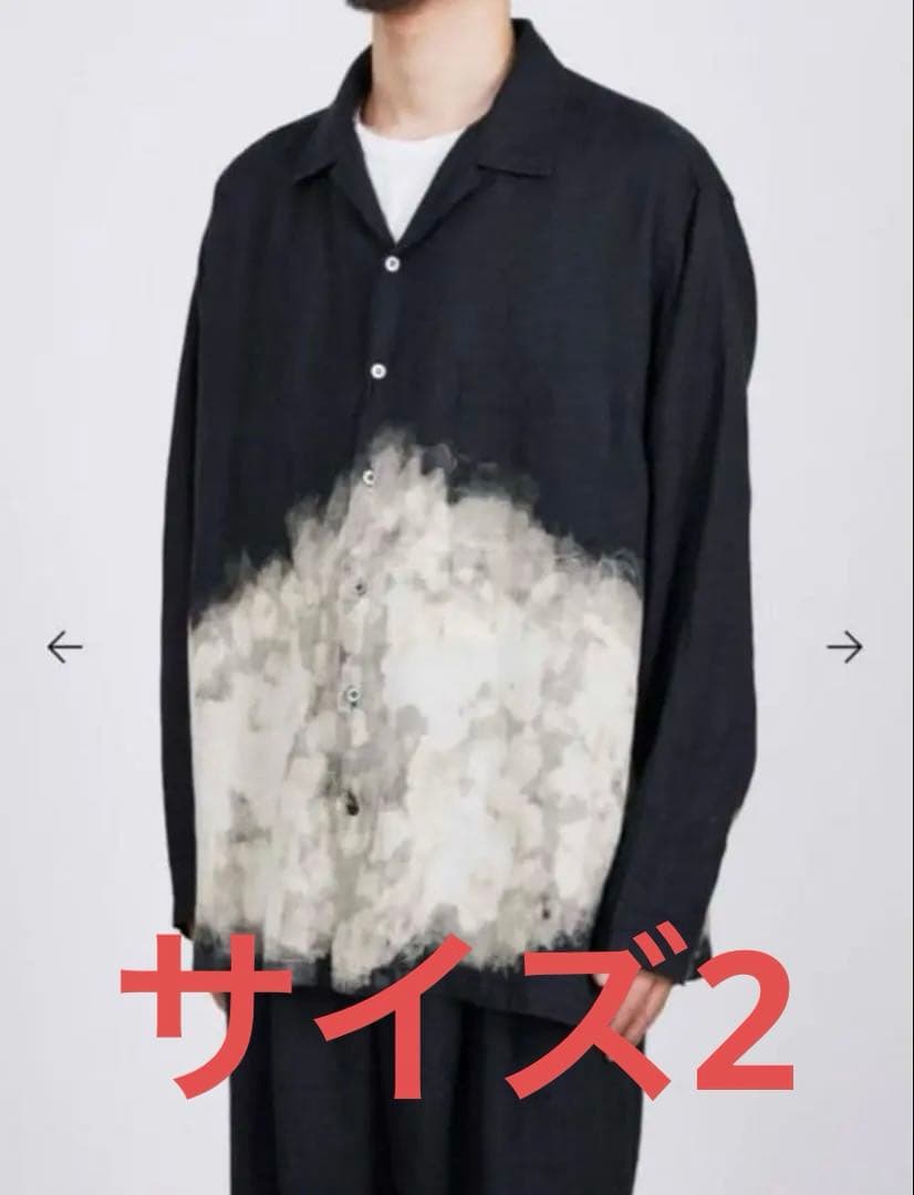 MARKAWARE 長袖ヘンプオープンカラー CLOUDY BLEACHING - メルカリ