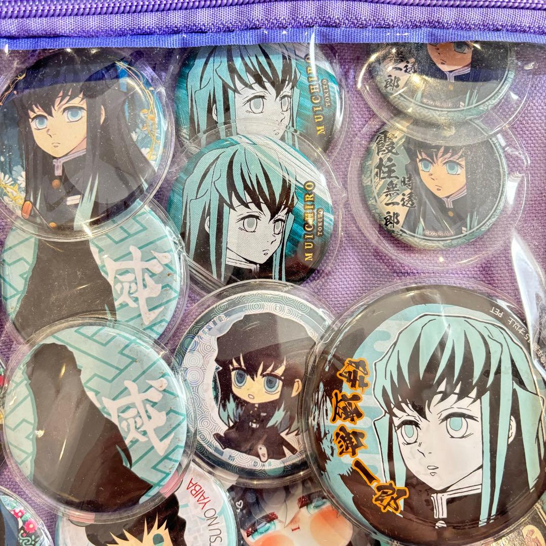 ☆鬼滅の刃 時透無一郎 痛バッグ☆痛バ缶バッチたくさんセットむ