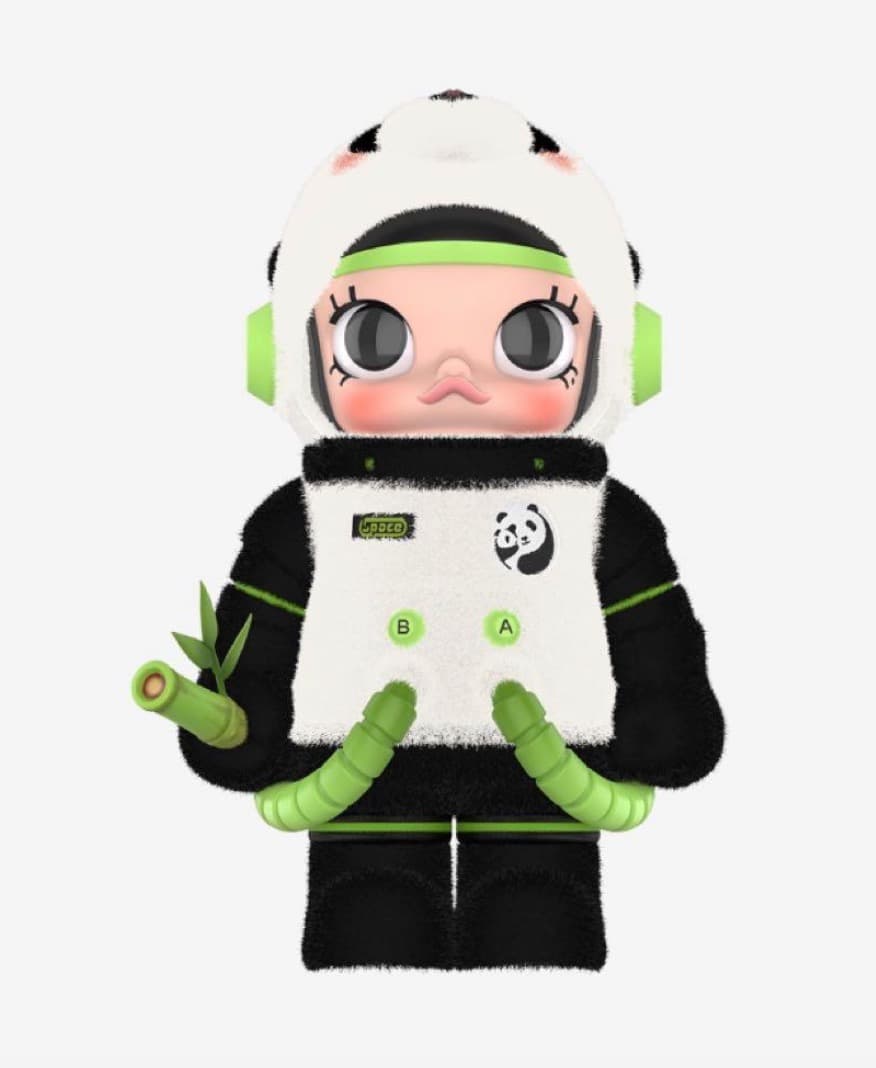 ポップマート、MEGA SPACE MOLLY 400% パンダ新品未開封品