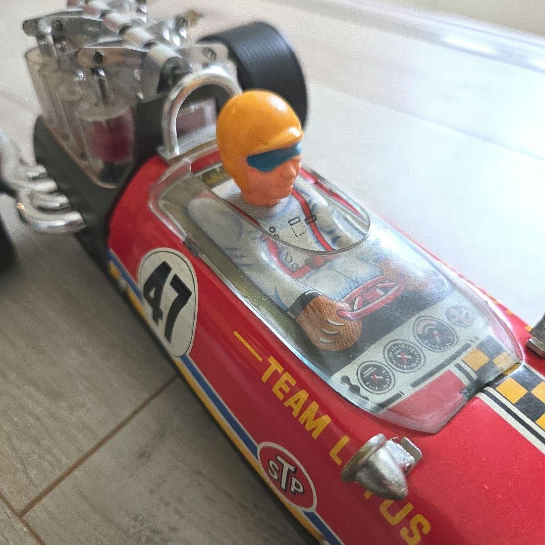約40cmブリキのLOTUS 49 FORD F-1 RACER バッテリー駆動