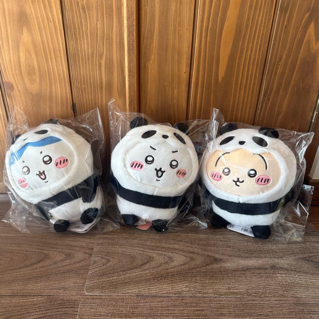 ちいかわ パンダ ぬいぐるみ マスコット 6種セット ハチワレ うさぎ 新品