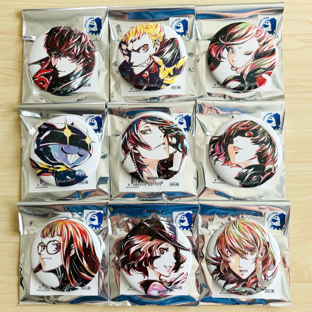 ペルソナ5 トレーディング Ani-Art 缶バッジ 全9種 ジョーカー クロウ ペルソナ5 トレーディング Ani-Art 缶バッジ 全9種 ジョーカー クロウ