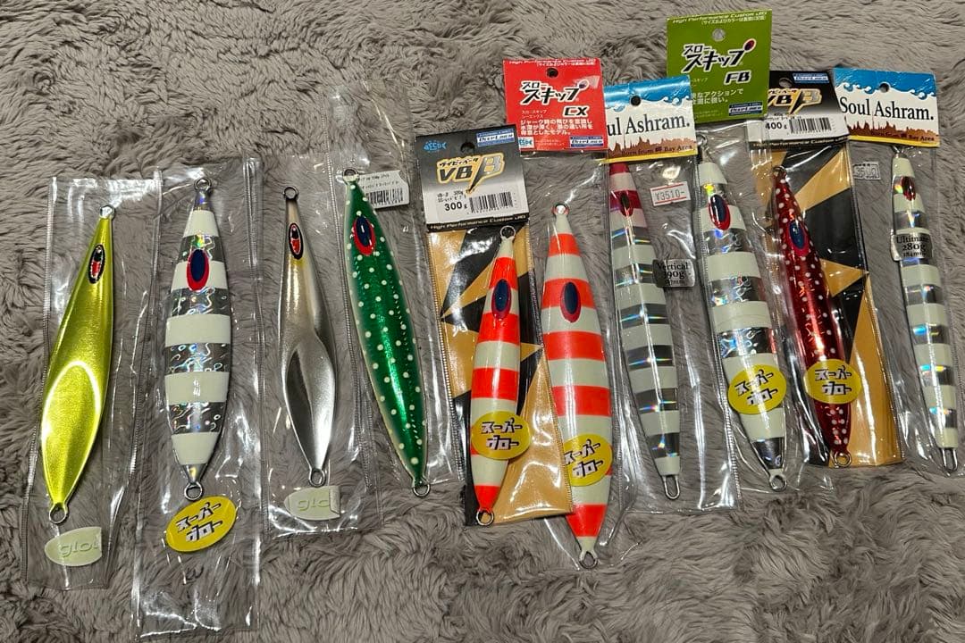 ぶ*つ様 DEEPLINER スロースキップ SG FB CX 270g~550 DEEPLINER（ディープライナー） スロースキップCX 200g アオリイカ