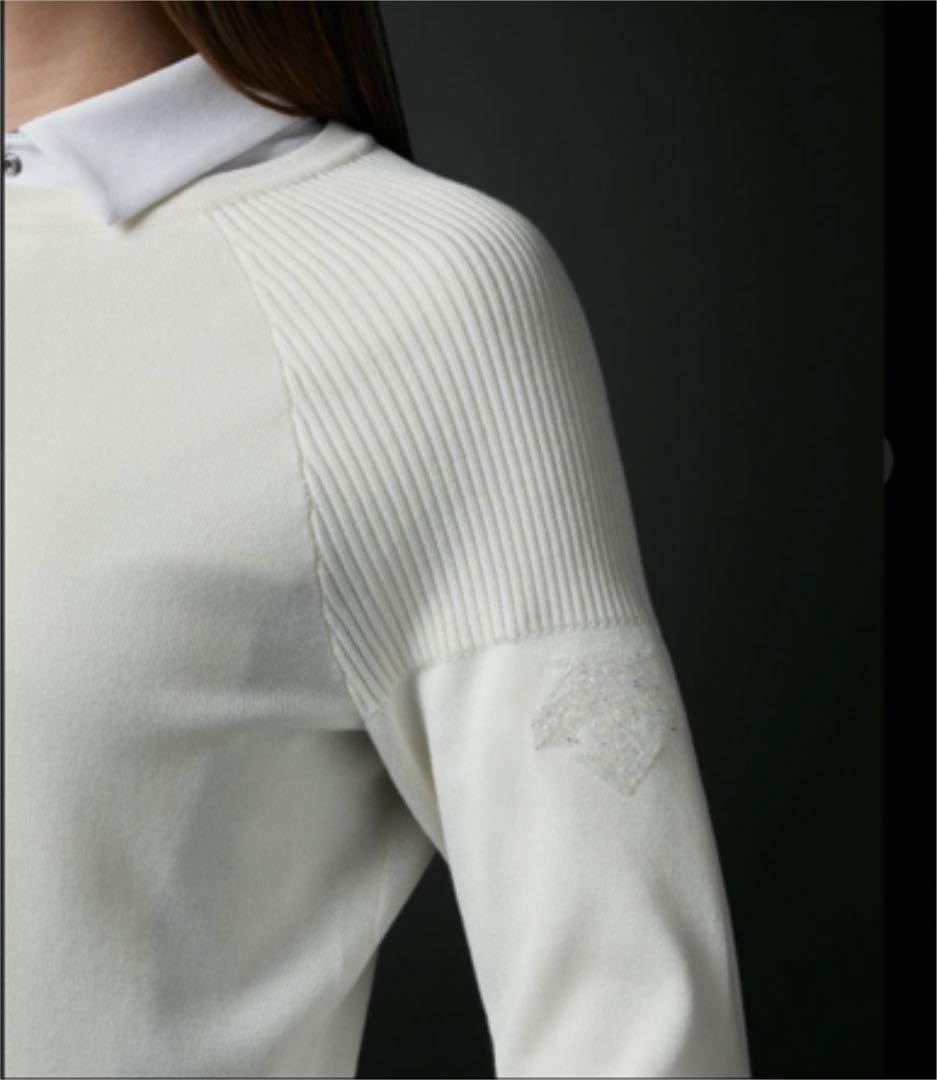 デサントゴルフ クリスタルコレクション トップス ホワイト