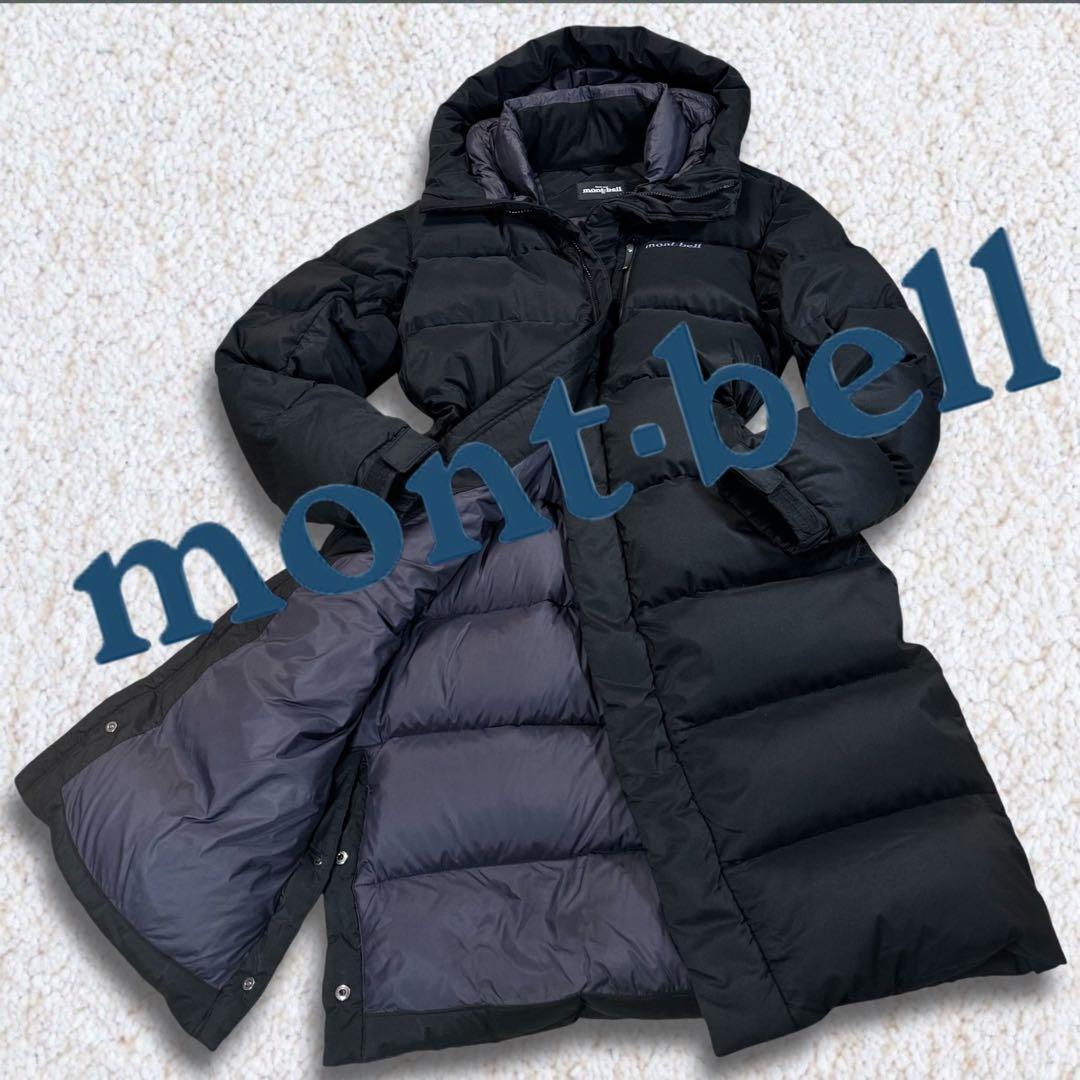 美品】MONT-BELL 男女兼用 ベンチコート 女優コート 男M 女L相当