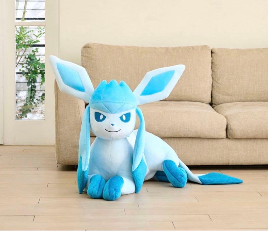 【新品未開封】等身大 グレイシア　寝そべり ぬいぐるみ ポケモンセンター受注品 受注】ぬいぐるみ 等身大グレイシア 寝そべり ｜【公式】ポケモン