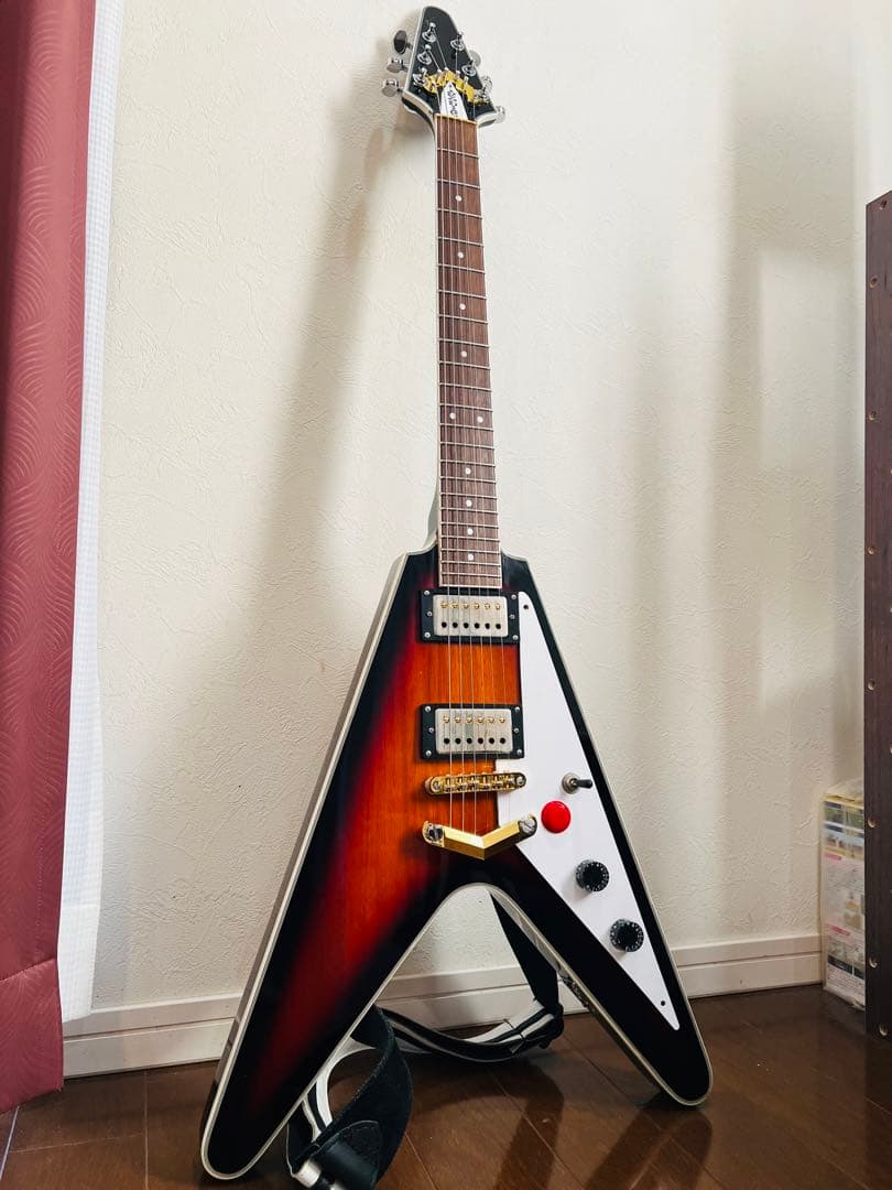 フライングV セットネック キルスイッチ ロックペグ ストラップ付き 楽天市場】フライングv（エレキギター｜ギター）：ギター・ベース<楽器