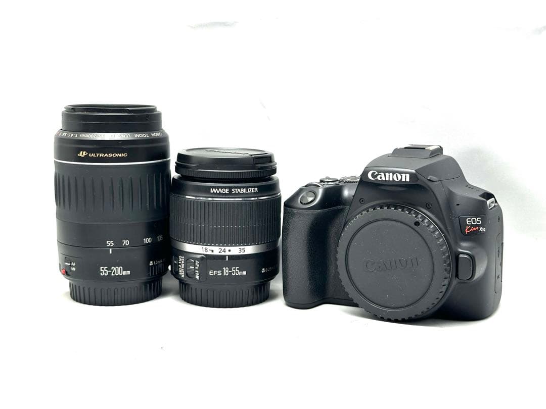 Canon EOS Kiss X10 ダブルズームレンズセット♪ キヤノン（Canon） Canon EOS Kiss X10 ダブルズームキット カメラ