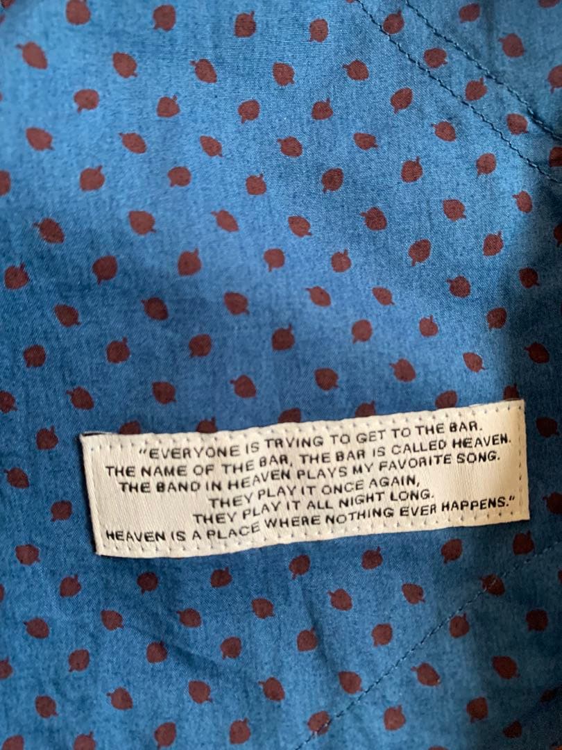 undercover fuck 刺繍　ドット柄　長袖シャツ プルオーバー