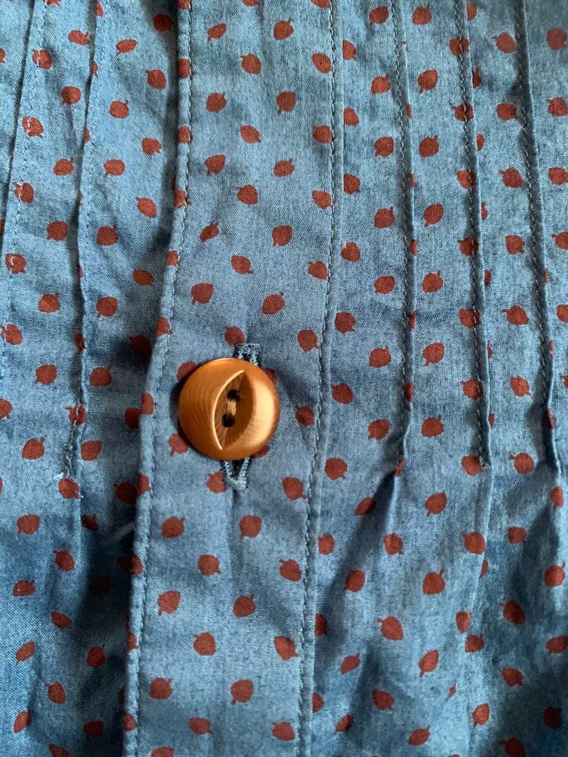 undercover fuck 刺繍　ドット柄　長袖シャツ プルオーバー