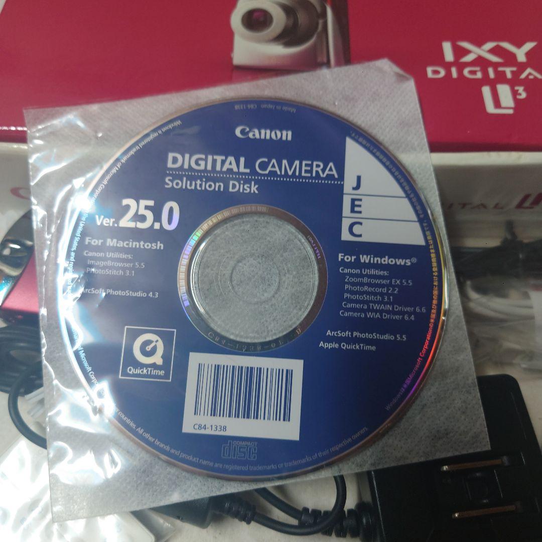 Canon IXY DIGITAL L3 レッド 500万画素・箱付き - メルカリ