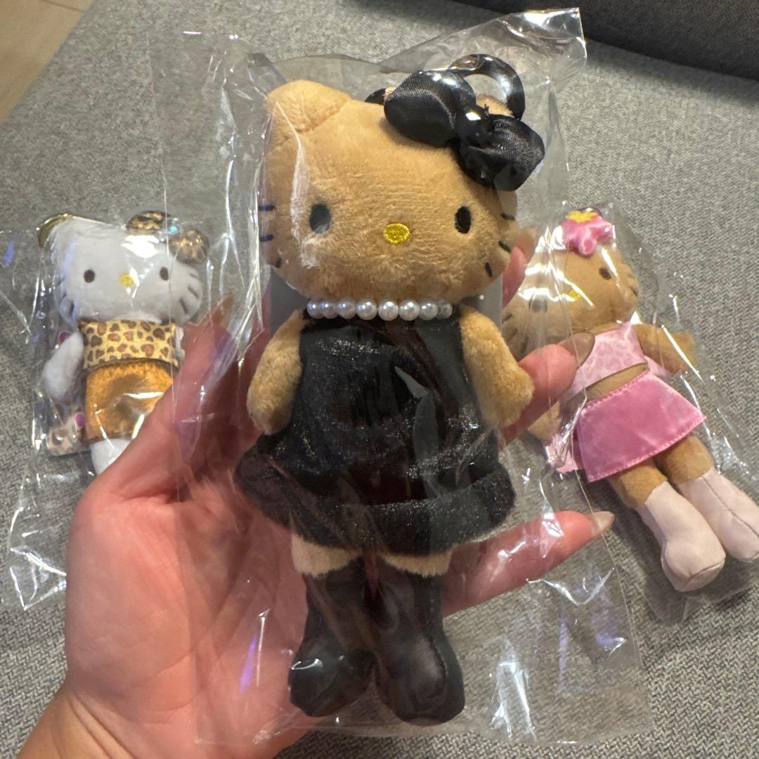 レア ハローキティ スタイルアップマスコット足長 GOGO GALブラック