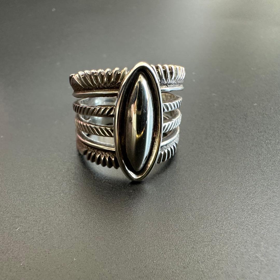 Navajo Ron Bedonie チゼルワーク リング 20号 - メルカリ