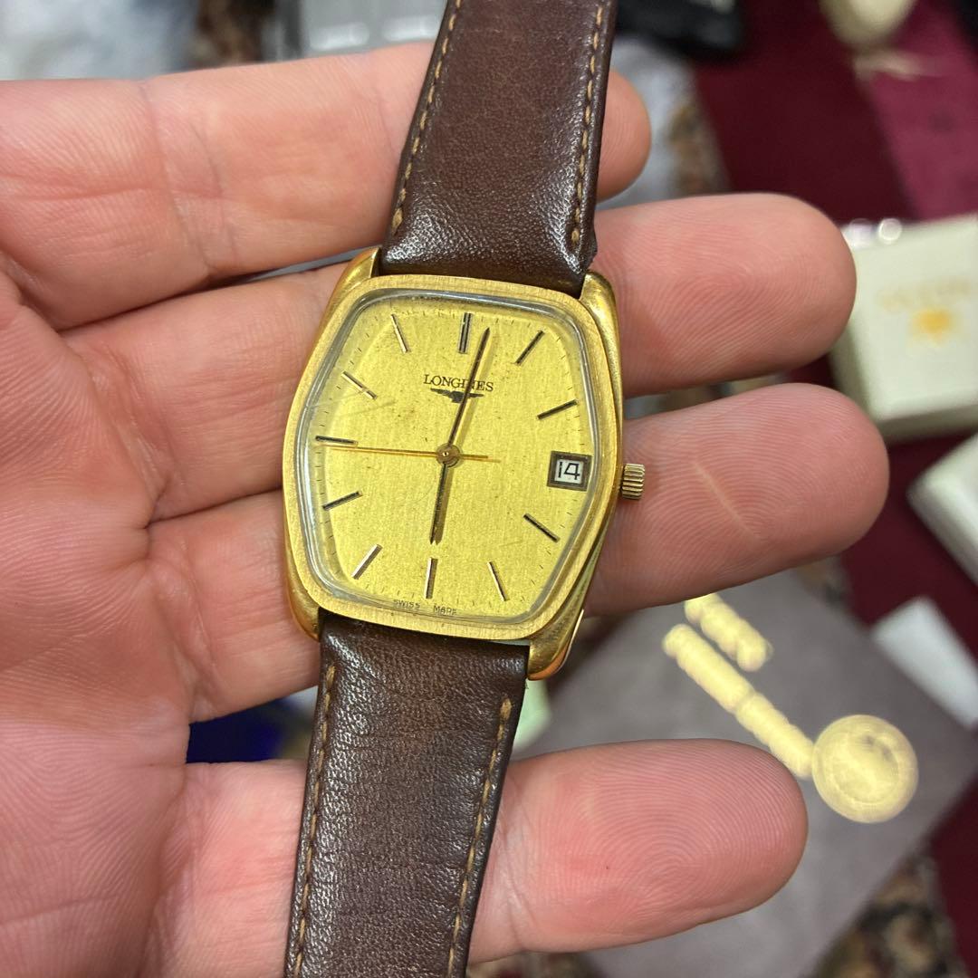 亜*依様 LONGINES ゴールド スクエア型 時計の通販はau PAY マーケット