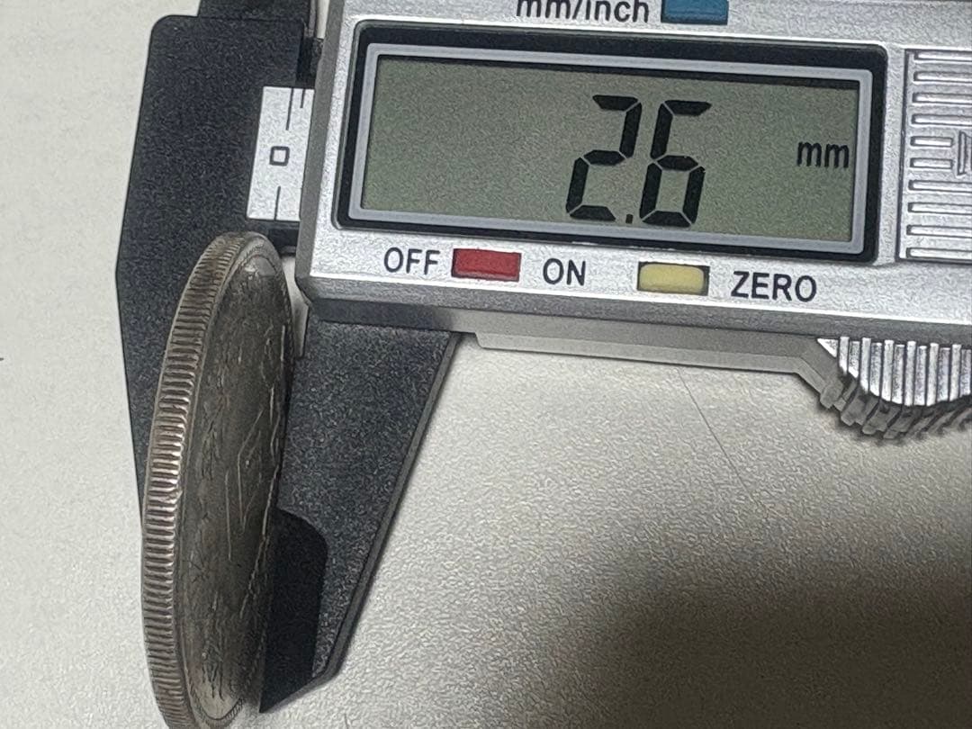 【本物保証】　一圓銀貨　明治26年銘　26.97g 格安出品