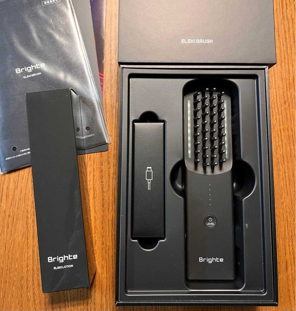 ブライト brighte エレキブラシ 美顔器 佐々木希 化粧水付き - メルカリ