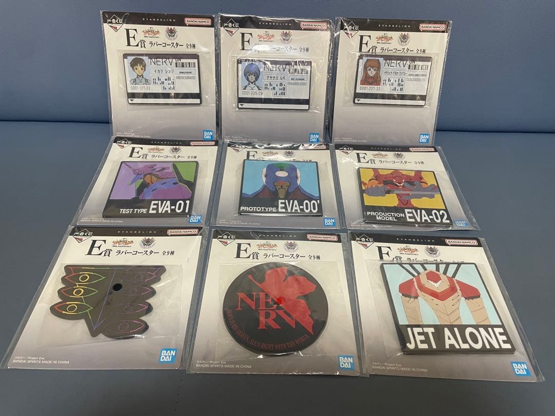 エヴァンゲリオン一番くじ B・C・D賞 フィギュア 3体オマケE賞コンプ