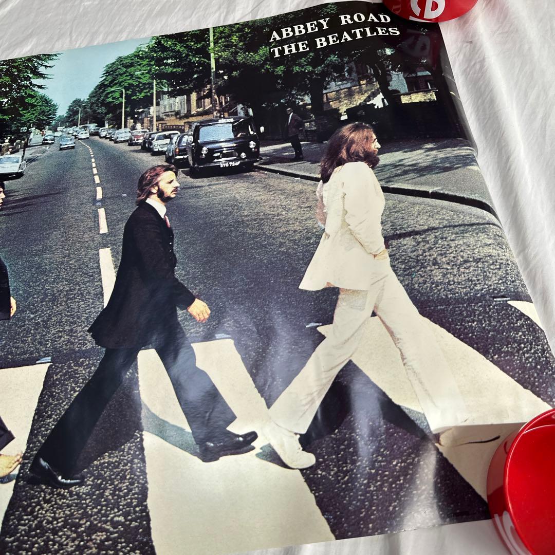 廃盤　2005年製　大判　ポスター　ビートルズ　アビーロード
