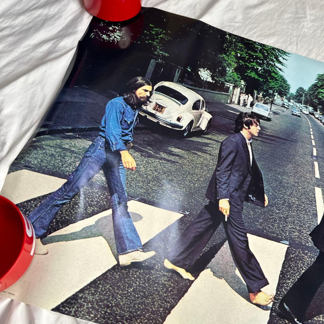 廃盤　2005年製　大判　ポスター　ビートルズ　アビーロード