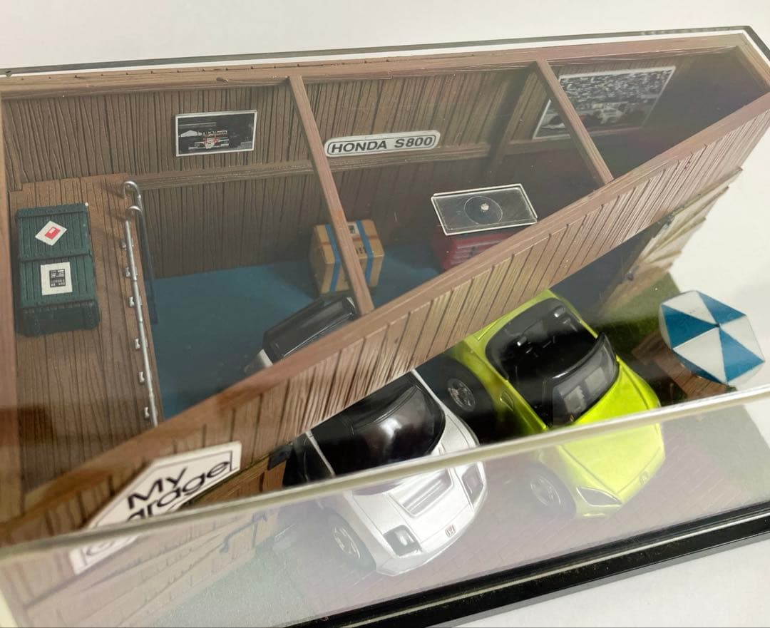 ぷちらま トレイン マイガレージ ホンダ NSX-R S2000 ジオラマ レア