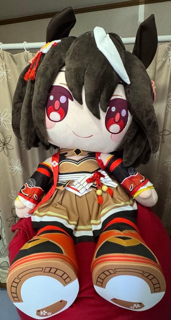 どきゅーと ウマ娘 プリティーダービー 超特大ぬいぐるみ キタサンブラック