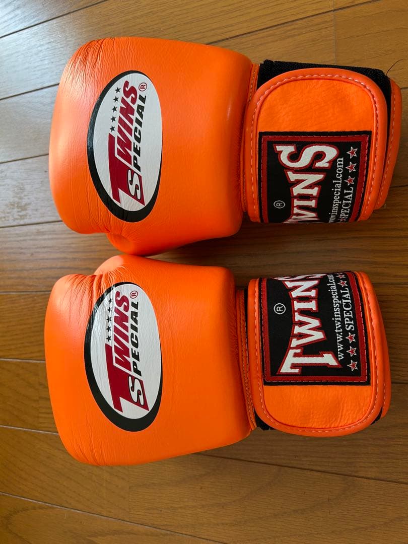 TWINS SPECIAL ボクシンググローブ 8oz オレンジ - メルカリ