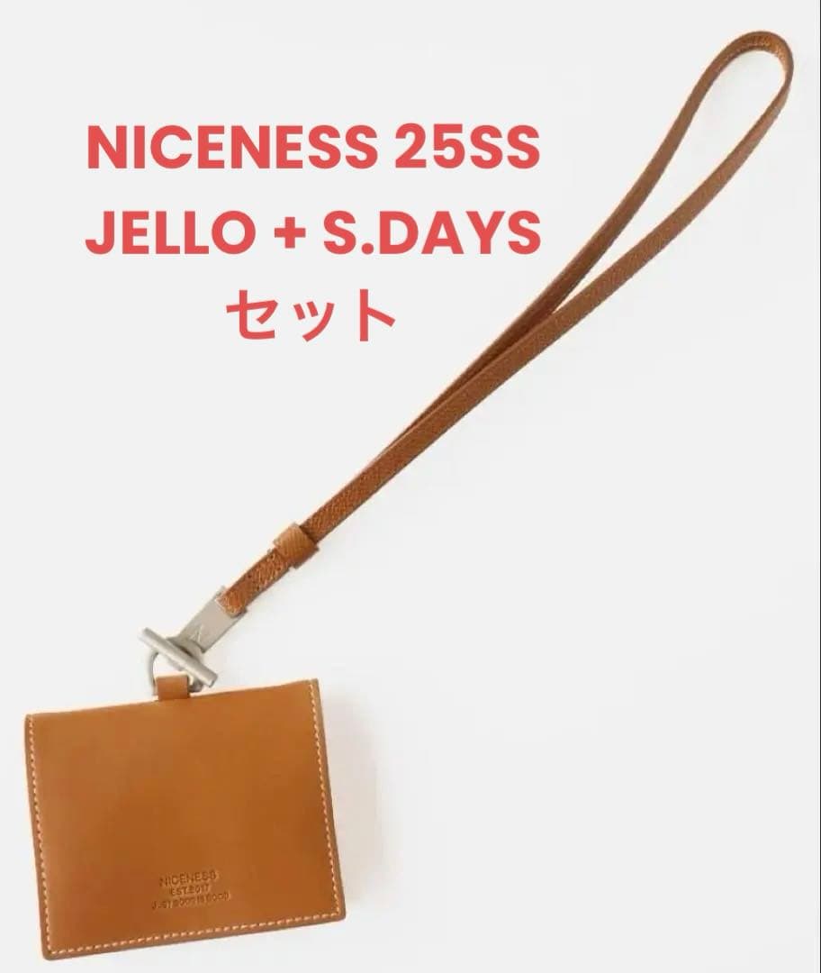 NICENESS 25SS JELLO S.DAYS cognac brown - メルカリ