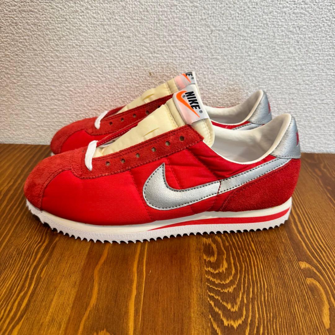 まんち 90s NIKE コルテッツ 赤銀 25.0cm デッドストック