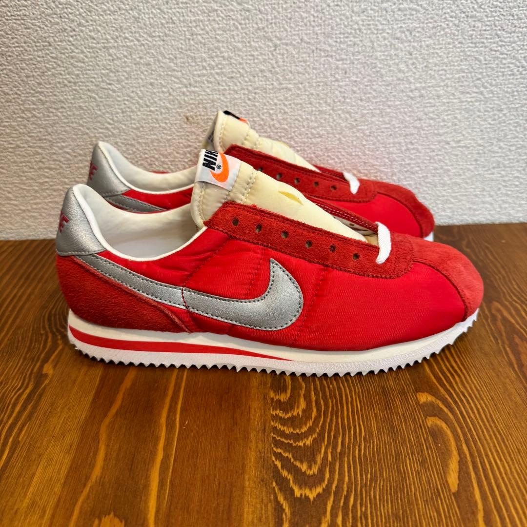 まんち 90s NIKE コルテッツ 赤銀 25.0cm デッドストック