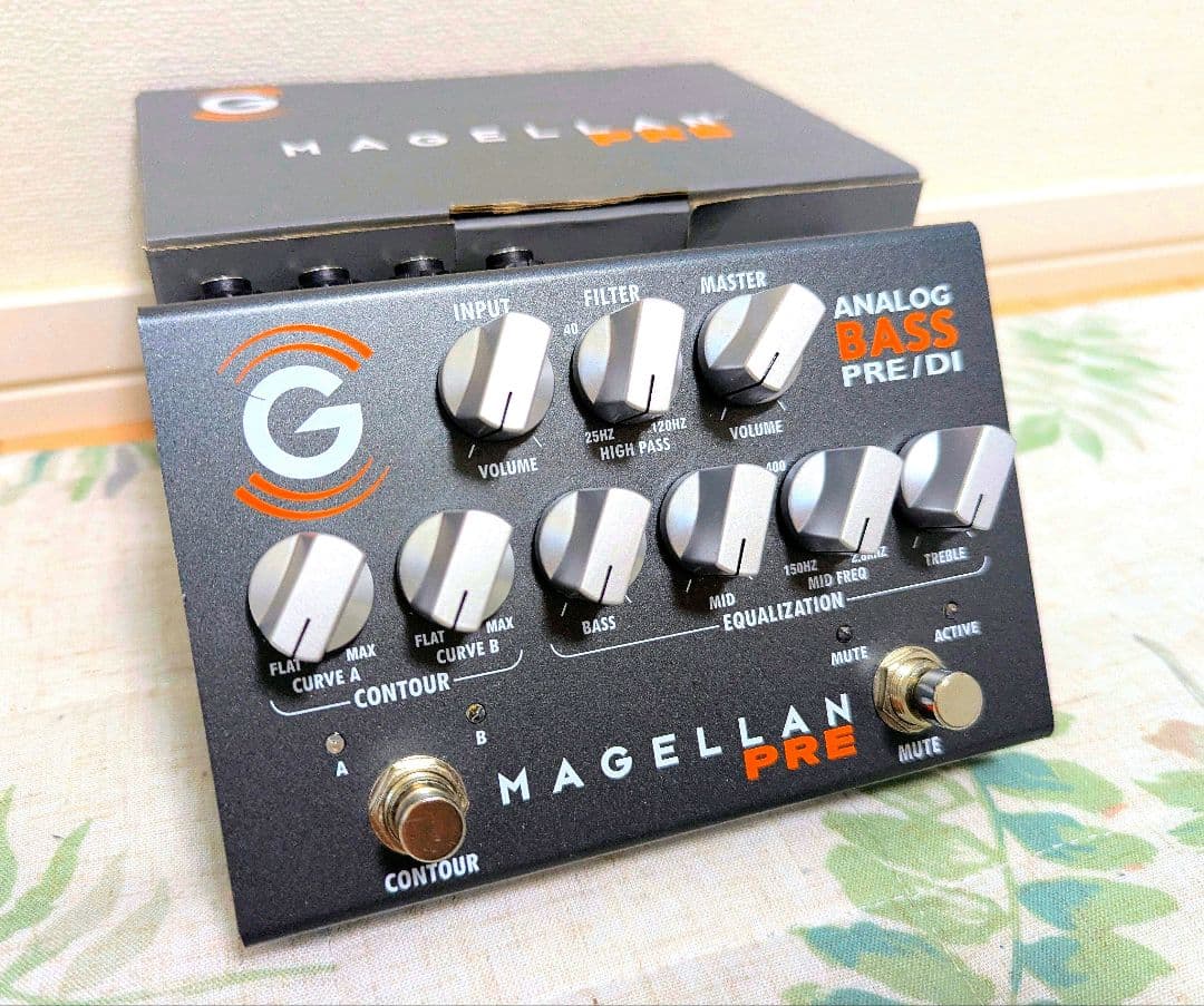 GENZLER MAGELLAN PRE DI PEDAL ベース用プリアンプ Review: Genzler Amplification MAGELLAN-PRE/DI PEDAL - Bass