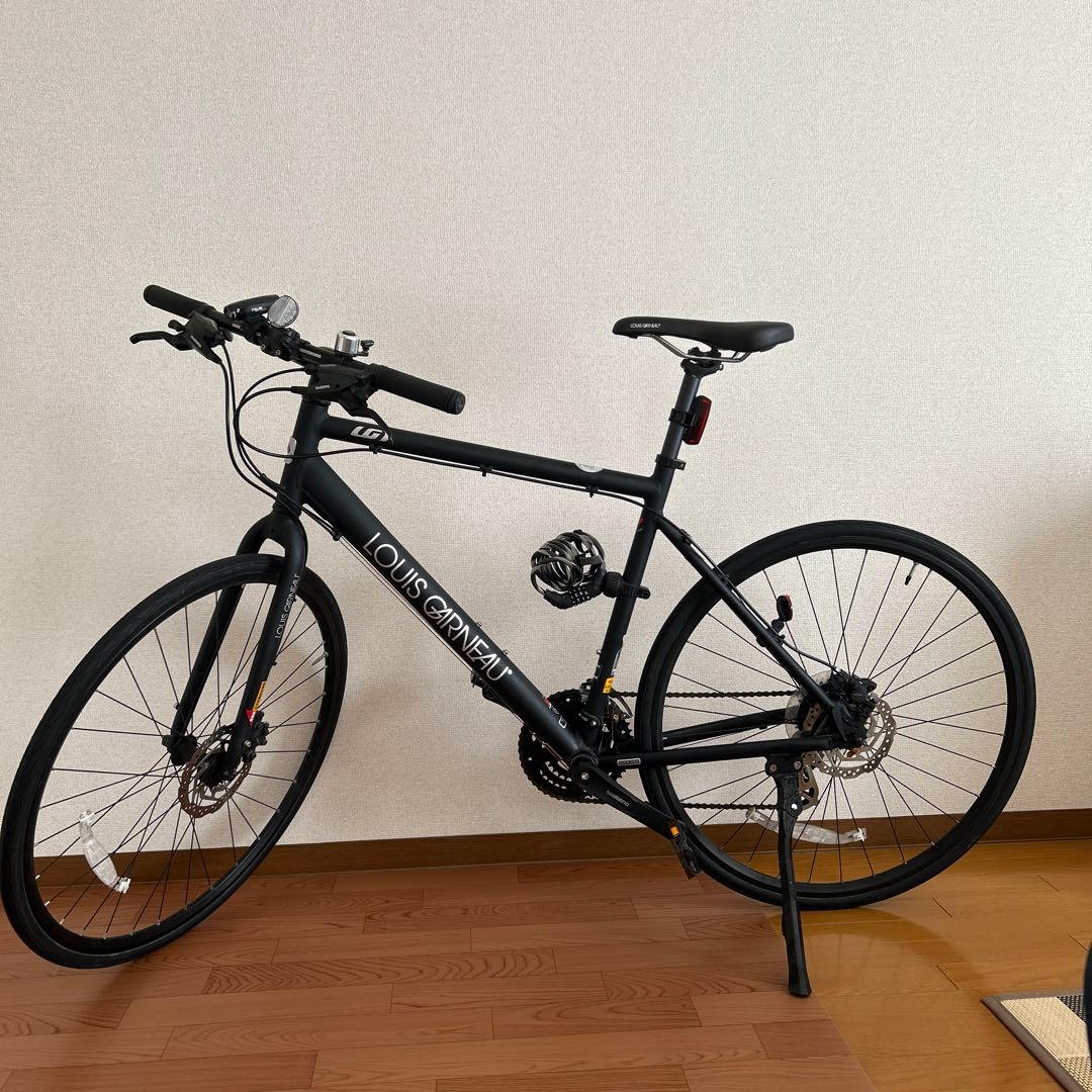LOUIS GARNEAU クロスバイク ブラック LOUIS GARNEAU SETTER9.0-オシャレな街乗りクロスバイクがお買い得価格