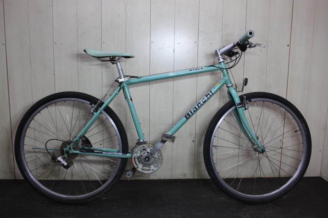 bianchiビアンキNYALA 26型21速450mm VINTAGE MTB Yahoo!オークション - 90's Old MTB Bianchi NYALA ビアンキ ネイアラ
