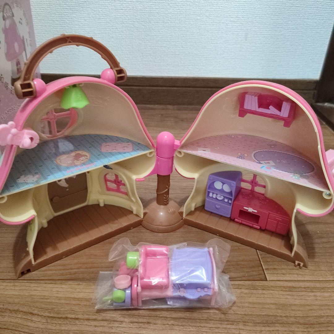 未使用✨MY MELODY ドールハウス マイメロディピアノちゃんきのこの