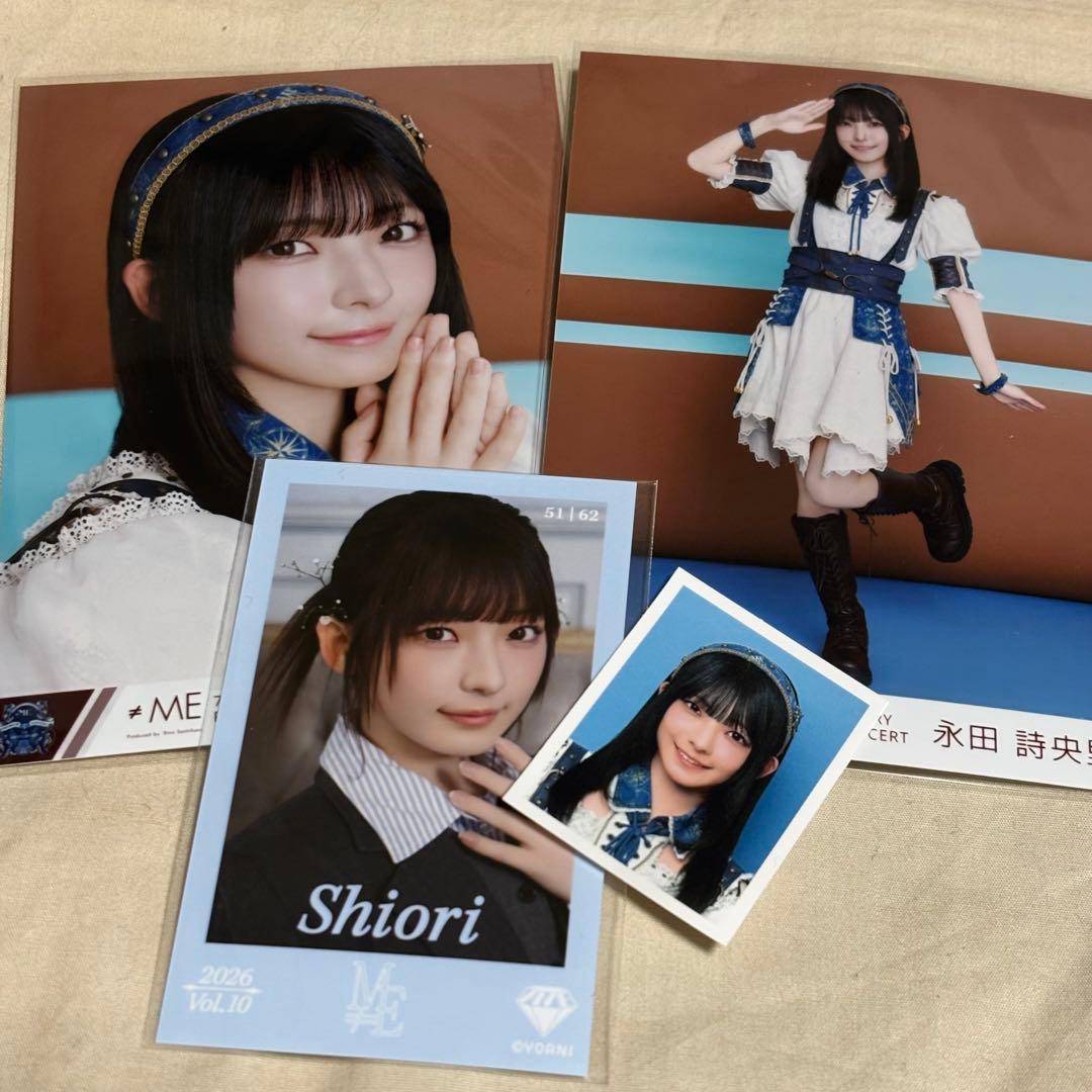 ≠ME ノイミー 永田詩央里 生写真 ID フォト ステッカー ミニフォト