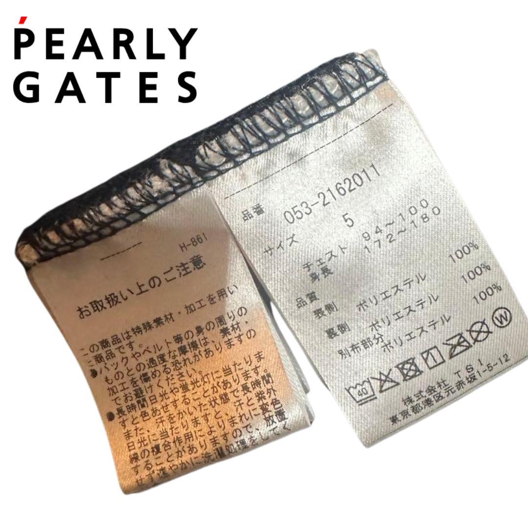 再出品値引中】PEARLY GATES ゴルフ用フリースジャケット ブラック