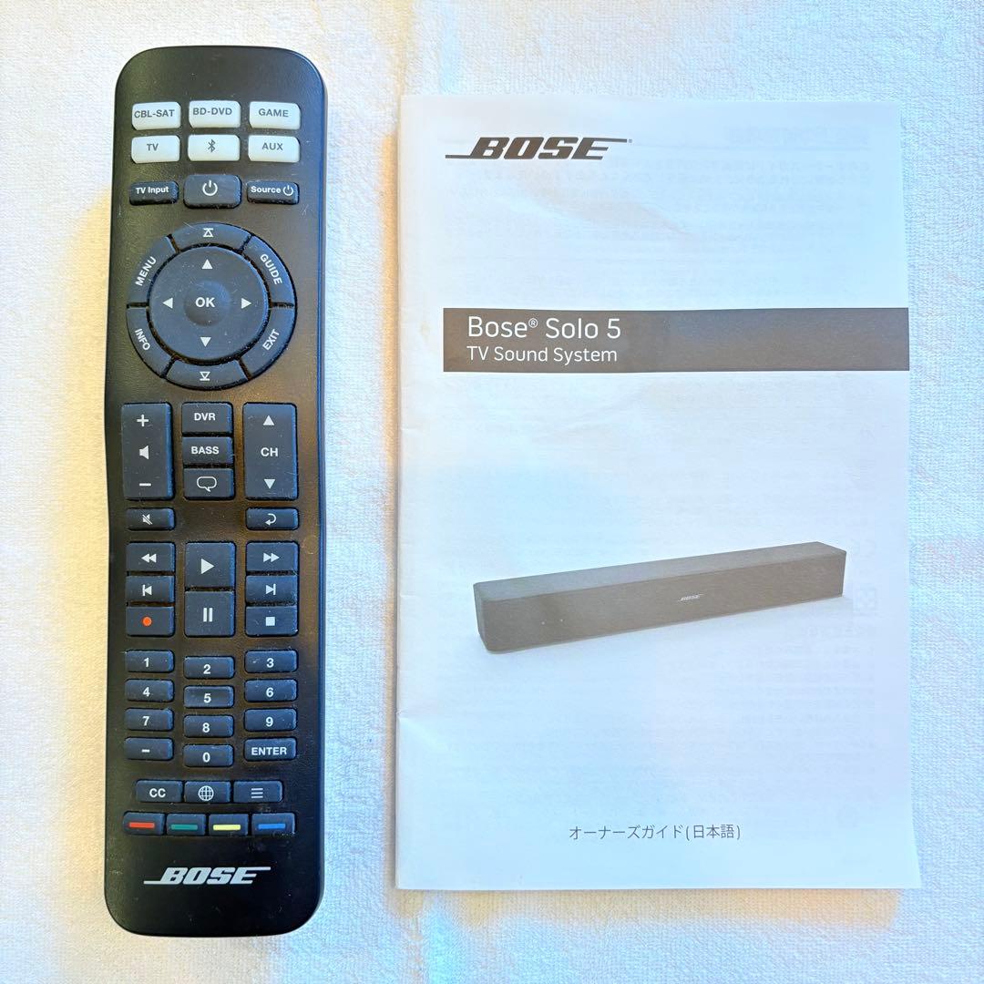 美品]Bose solo5 サウンドバー リモコン付きの通販｜www.k4fashion.com