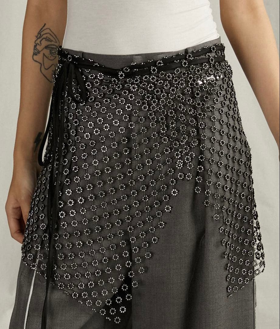 SALE‼️プランクプロジェクト　ラップスカート PRANK PROJECT(プランク プロジェクト)｜スパークルラップスカート/BLK