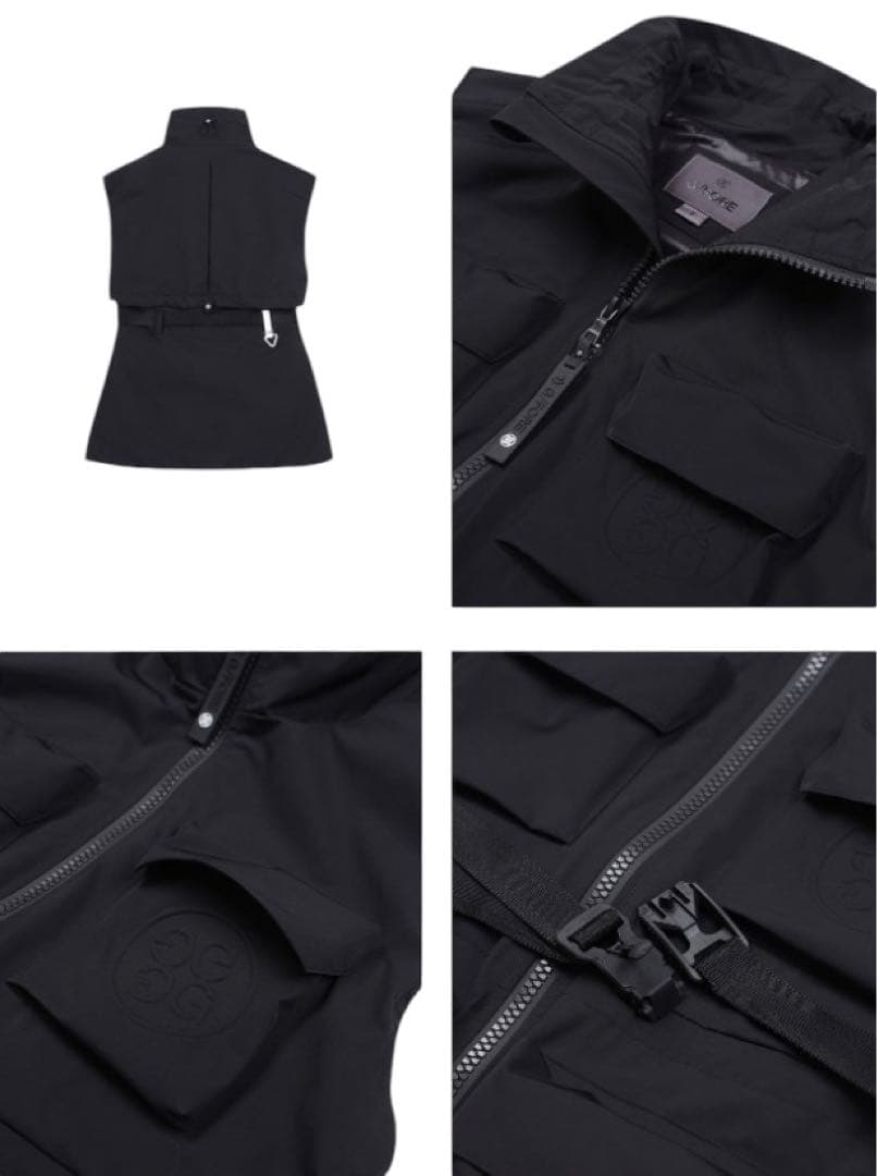 新作G/FORE韓国ジーフォアレディース ロングベスト sizeM - メルカリ